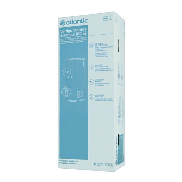 Водонагрівач Atlantic Vertigo Steatite Essential 100 MP-080 2F 220E-S (1500W) (Грузія) 8513210 фото