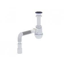 Сифон Extra Plast MK50 1 1/2"*40 з литим випуском та гофротрубою 40х40/50 MK50 фото
